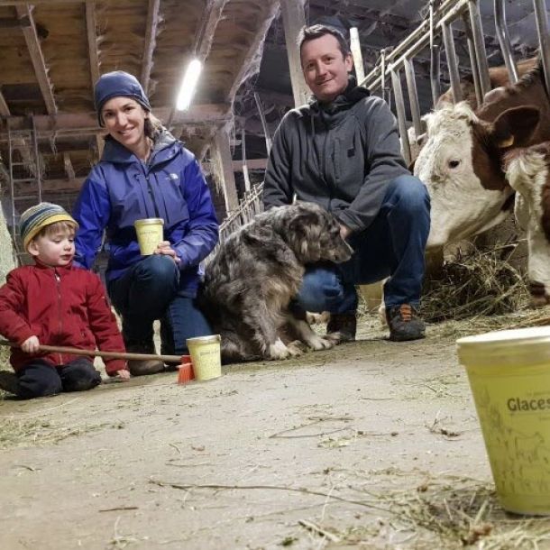 Article Dauphiné Libéré Glaces n Cows